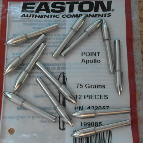 Easton, Pfeilspitze für Apollo, Carbon One, ACE  75grain