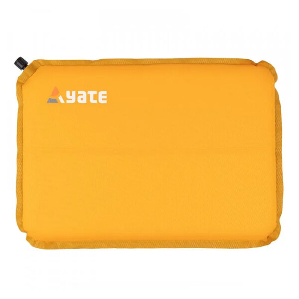 Kissen selbstaufblasend 43x30x3cm 120gramm - yellow/grey