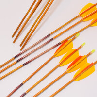 Cross-X, Pfeile - Helios - mit Naturfedern und Spitze