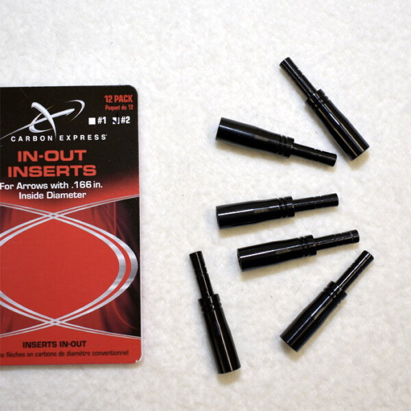 Carbon Express, Pfeilinsert In-Out .166 Typ 2 konisch
