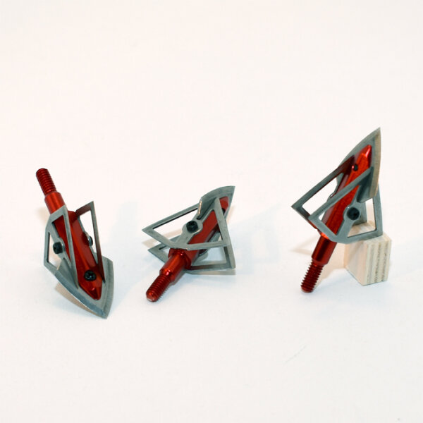 Carbon Express, Jagdspitze Shuriken - 6-Blade 3er-Pack - 100grain