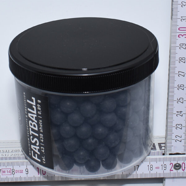 T4E cal .43 Rubberball black - 430 shots - 0,89g ( Gummikugeln )