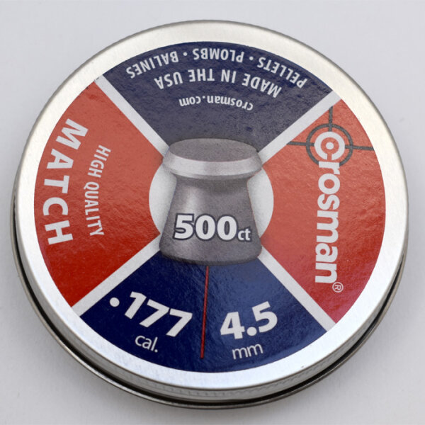 Crosman Diabolo Ø 4,5 mm 500 Stück Flachkopf
