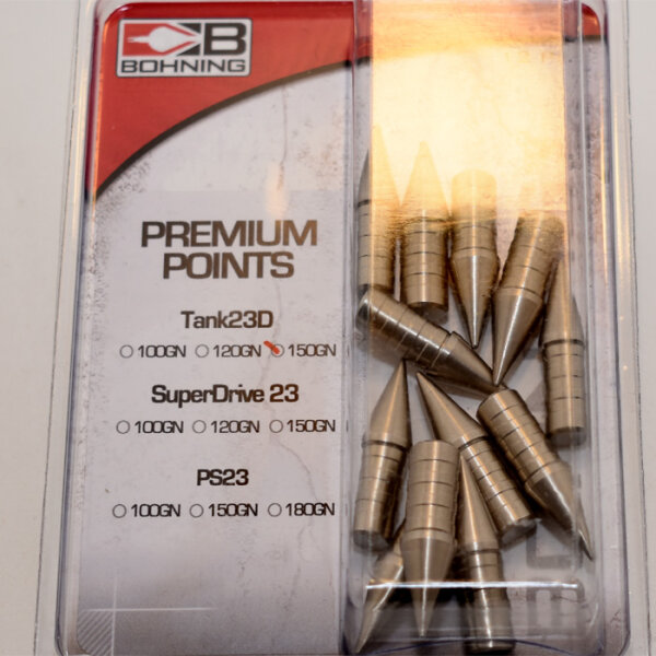 Bohning, Pfeilspitze Ø 8,1mm für Tank23D - 150 grain 12er Pack