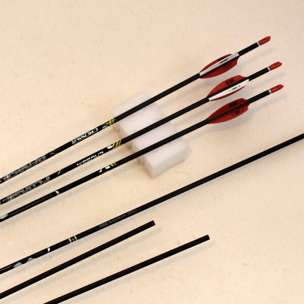 Cross-X, 6 Pfeile - Pegasus Penta mit Plastikvanes ohne Spitze - 1000