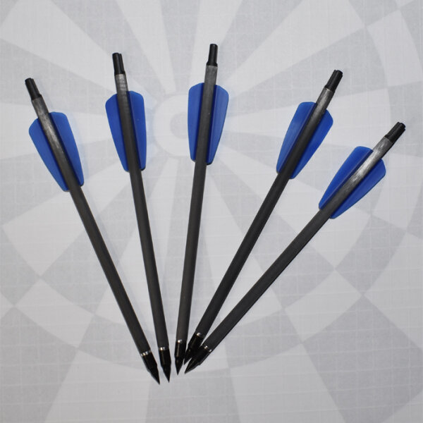EK-Archery Armbrust Bolzen - 7.5 Zoll - 10-er Pack für Adder blau