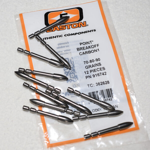 Easton, Pfeilspitze Ø 4,0 mm 6er Pack - 70-80-90 grain