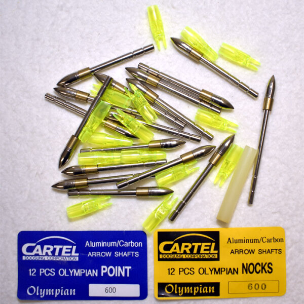 Cartel, Olympian Spitze und Nock Set 12er