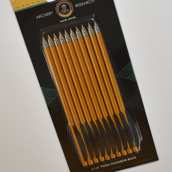 EK-Archery, Vlad Bolzen Aluminium - 6 1/2 Zoll - Gold – 10er Pack
