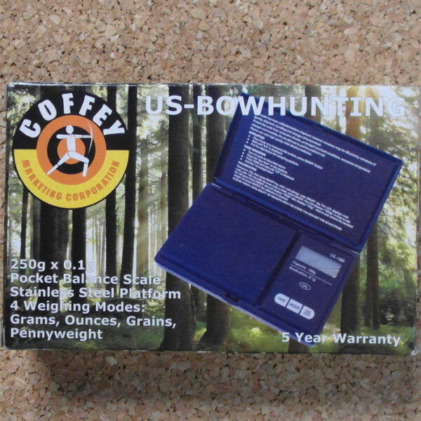 Coffey Elektronische Waage US Bowhunting