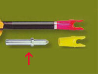 Easton, Pfeil-Pin-Nock-Adapter ACE - ACC - 00 11-Stück