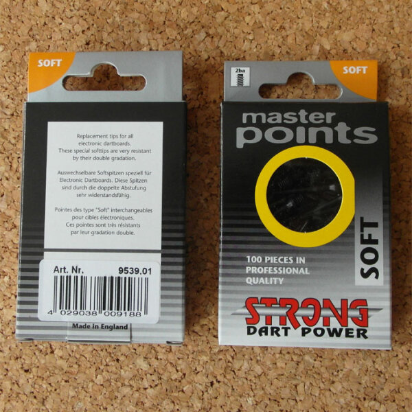 Strong Dart Points Master Black 100er Pack